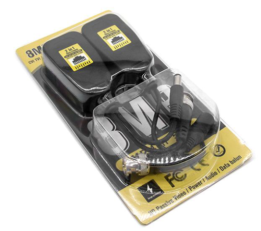 [JR-DF308] Pareja  De Video Balum Hd Con Conectores Rj45 Teclam