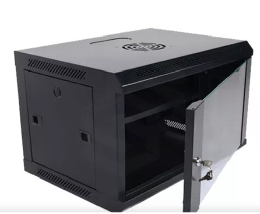 [XT-W1-5409] GABINETE COMPACTO 9UR XTRIMING DESARMADO  CON PUERTA DE VIDRIO 540X400X501MM