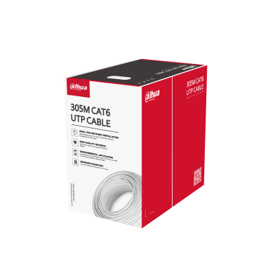[PFM920I-6UN-CN] CABLE UTP CAT6 DAHUA 100% X 100% COBRE 305METROS PARA INTERIOR 
