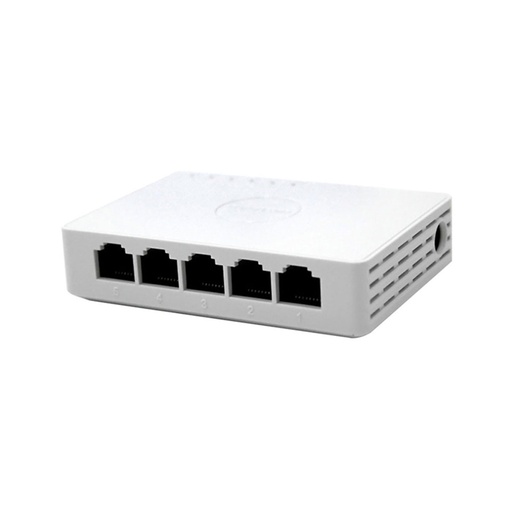 [DS-3E0105D-E] SWITCH DE ESCRITORIO DE 5 PUERTOS 10/100 MBPS - HIKVISION
