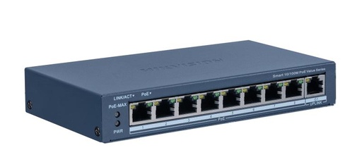 [DS-3E1309P-EI/M] SWITCH POE 8 PUERTOS HIKVISION