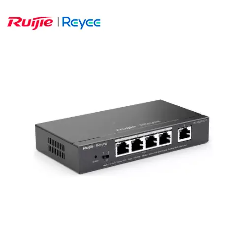 [RG-ES205GC-P] SWITCH POE 4 PUERTOS GIGABIRT RUIJIE