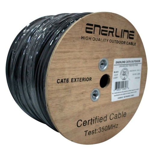 TEC-UTPCART6-E-CCA  /CABLE  UTP EXTERIOR CAT6 BOBINA 70% COBRE 30% ALUMINIO / TECLAM 