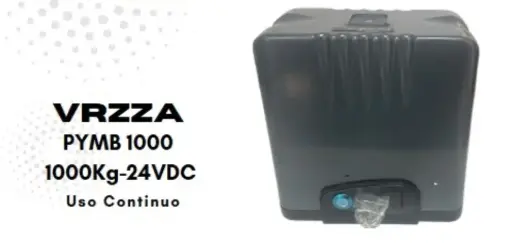 MOTOR VERZZA 1000KG -24DVC  ALIMENTACION 110V USO CONTINUO/ INCLUYE CENTRAL ELECTRONICA/ 2 CONTROLES REMOTOS / ACCESORIOS  DE MONTAJE /BATERIA DE RESPALDO 