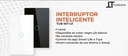 [TUR-WT-U1-NEGRO] INTERRUPTOR INTELIGENTE TUREON DE 1 CANAL COLOR NEGRO