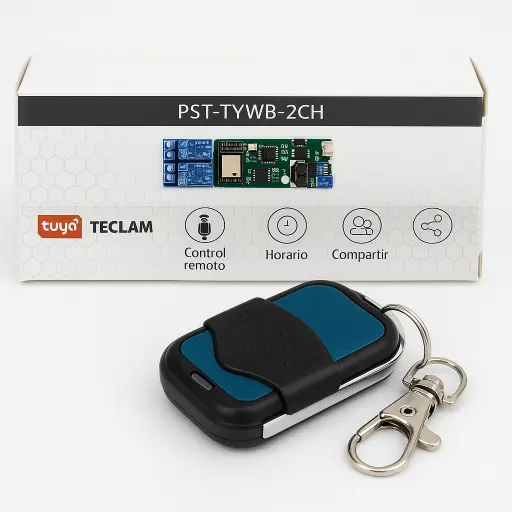 [TEC-TYWB-2CH] RELE DOBLE DE 2 CANALES MARCA RF TUYA