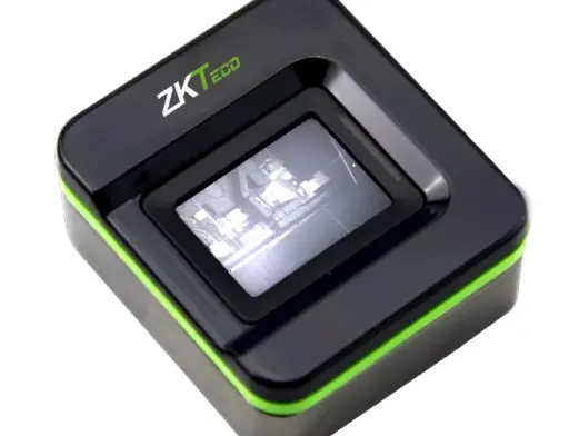 [ZKT0025] Enrolador y Lector Biométrico de alto rendimiento
Operación estable bajo luz intensa
Función anti-falsificación de huellas digitales
USB 2.0 de alta velocidad.
Reconocimiento rápido de huellas secas, ásperas y húmedas.
El SLK20R es la mejor opción en cuanto a un dispositivo de escritorio para enrolar e 
identificar debido a su comodidad y asequibilidad